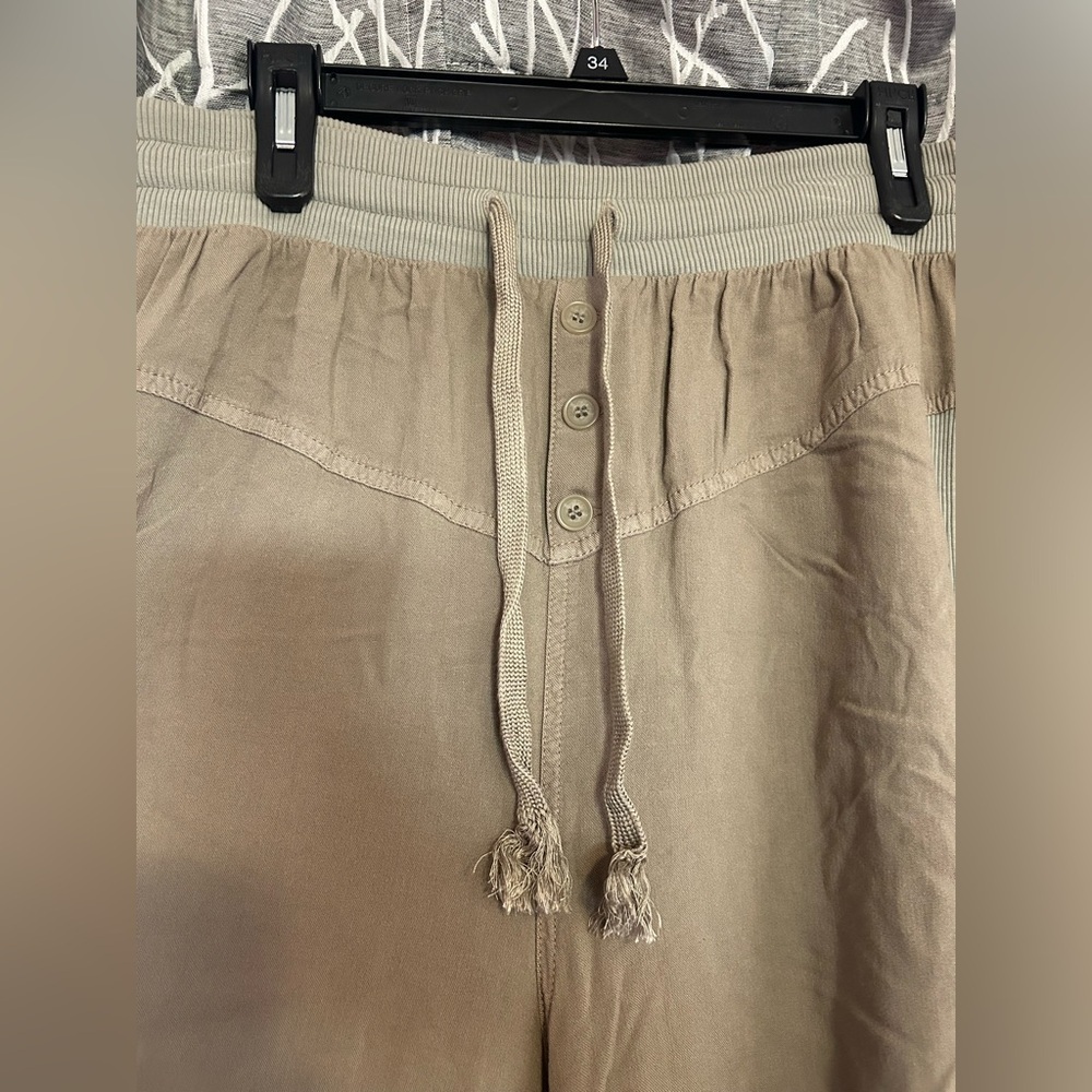 FP Movement Women’s Green/Tan Jogger Pants size Large - Picture 2 of 5